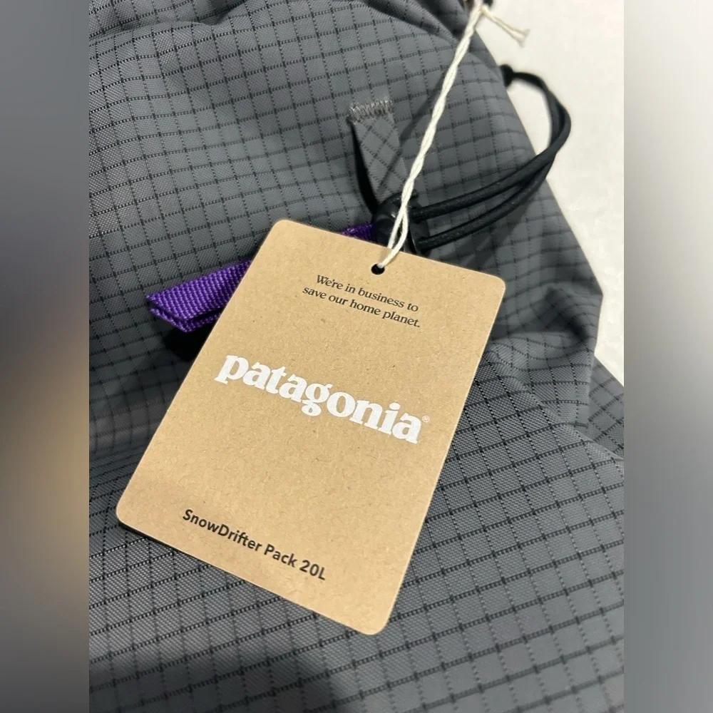 Patagonia SnowDrifter Pack 20L Backpack Small Forge Grey Lightweight NWT